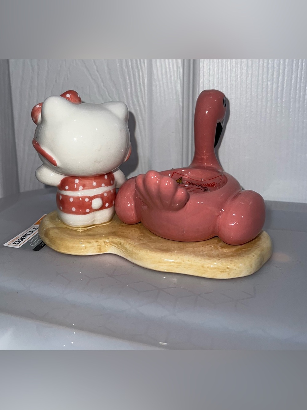 Hello Kitty Flamingo tea light holder - Picture 2 of 3